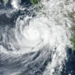 Strange Waves High Above Hurricane Simon